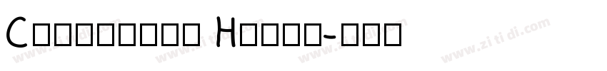 Condensed Heavy字体转换